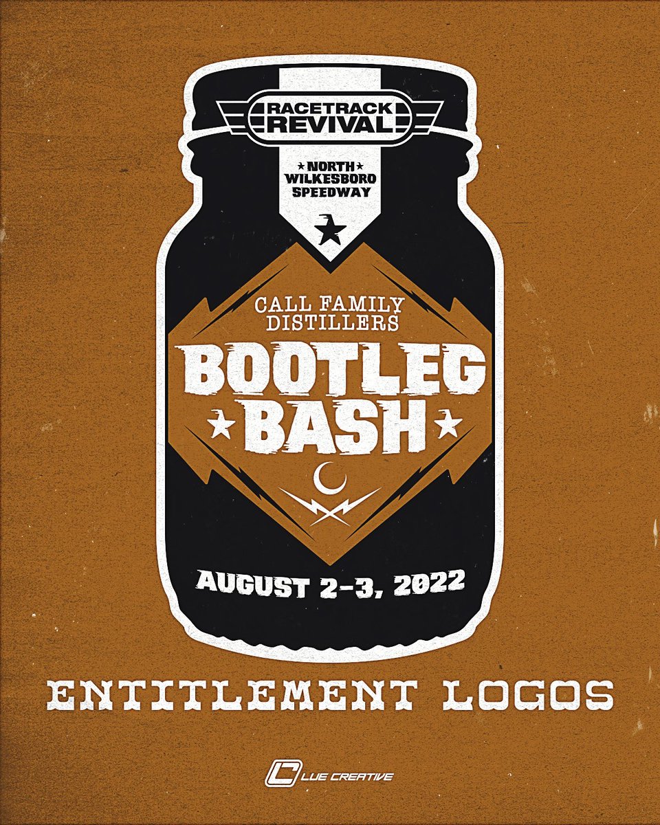 luecreates's tweet photo. The opportunity of a lifetime - creating entitlement logos for the first races back at @nwbspeedway since 2011. π₯π
Itβs been incredible working with @racetrackrevival & @Call_Distillers on their #BootlegBash entitlement logos!
#CallFamilyDistillers #RacetrackRevival https://t.co/kXMvuZSZih