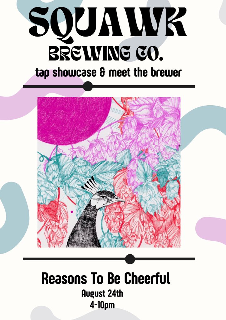 3 weeks today we’ll be taking over the taps @R2BCBeerCafe 🍻 Pop the date in your diary and we’ll see you there 📔🦚