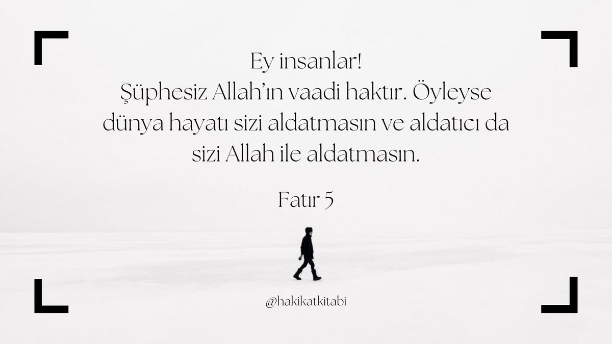 ۞Fatır Suresi 5. Ayet

#kuran #islam #din #hakikatplanı