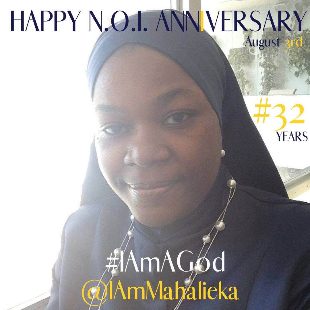 MahaliekaM's tweet photo. Happy 32nd N.O.I. Anniversary to me (registered 31 years today). I always claim the year I started visiting Muhammad Mosque #1 around August 1990 because it was my GENESIS to strive to accept my own and be myself, a righteous Muslim. 😭😭😭💞💞💞🙏🏾🙏🏾🙏🏾💪🏾💪🏾💪🏾🙏🏾🙏🏾🙏🏾

#MGT https://t.co/yySVgxhEn7