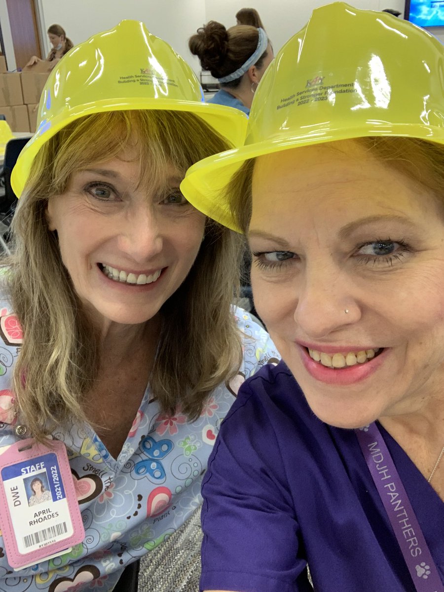 Start of School District Nurses Meeting!
#BuildingAStrongerFoundation for our students!
#KISDNursesRock #MDJH