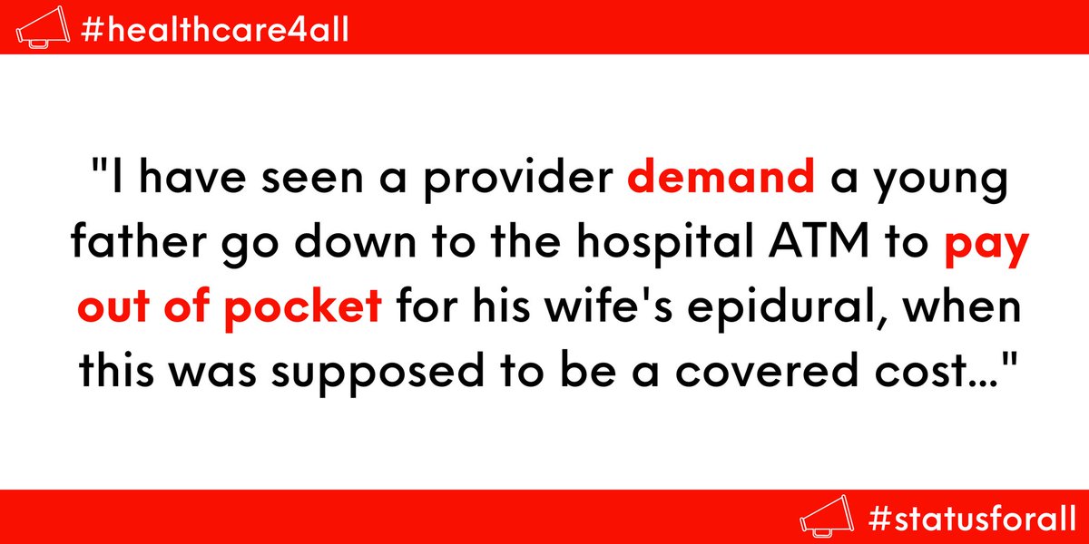 #healthcareforall means that everyone gets the care they need and healthcare workers are compensated for their services. This is the truly universal healthcare we need that benefits everyone. @HealthForAllNow