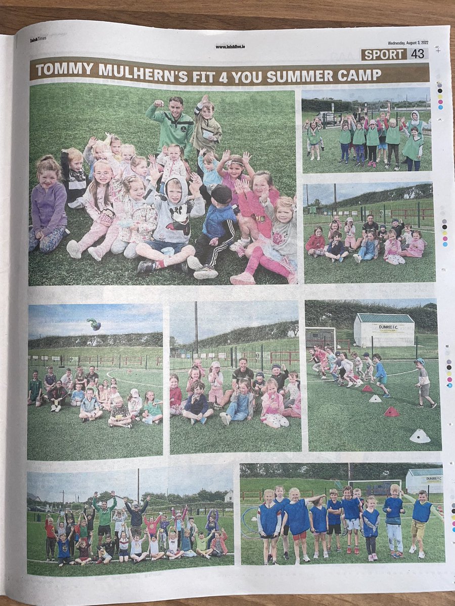 tommy_mulhern's tweet photo. Check us out in this weeks local paper, The Inish Times 📰 📸
#fit4you #summercamp #kidsclub #dunree #inishowen #donegal #activelifestyle #thegreatoutdoors https://t.co/uWRS9P6uXb