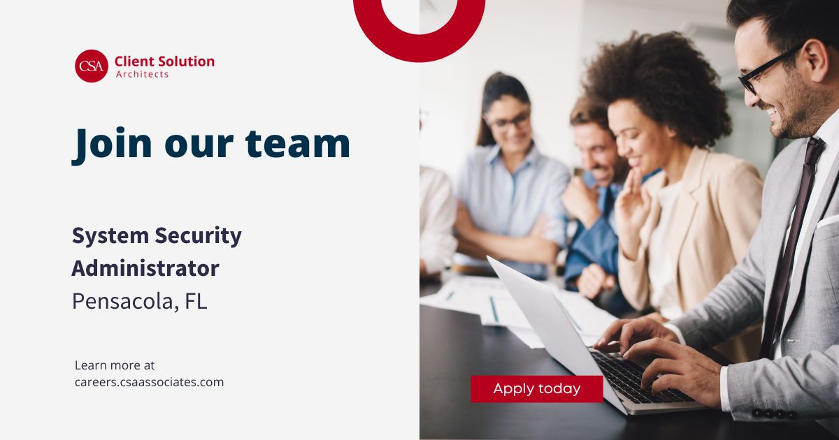 CSAcareers's tweet image. #SystemSecurity #BeTheDifference #SecurityConfiguration #DefenseIndustry
jobs.lever.co/csaassociates/…