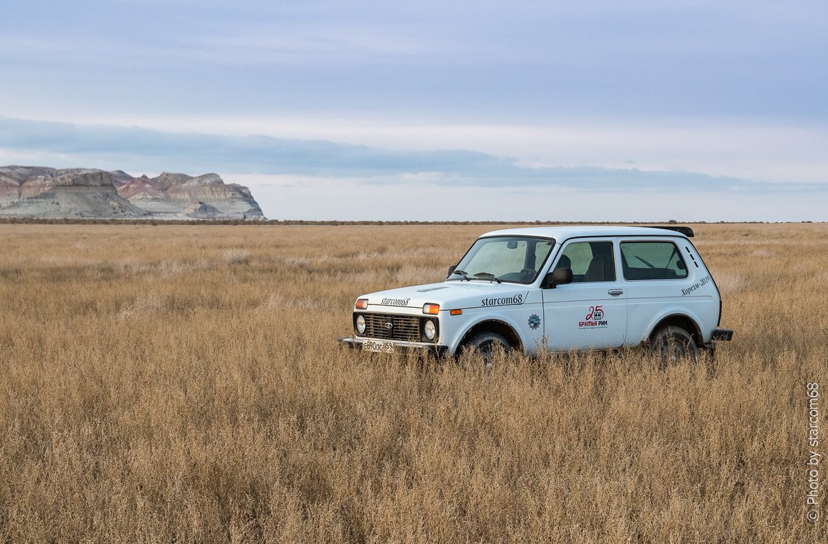 starcom68's tweet photo. По пляжу Аральского моря к мысу Актумсык.
On the beach of the Aral Sea to Cape Aktumsyk.
Мой новый канал "Неизвестный Туран" расскажет про это. Читайте репортаж и подписывайтесь: https://t.co/8PDDZqq2yW
#uzbekistan #karakalpakstan #aral #aralsea #niva #travel #autotravel #арал https://t.co/1G4B1ebLms