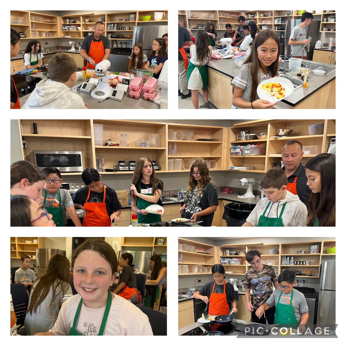 Thank you to Mrs. Fucci and to your counselors for inviting me into the cooking club yesterday to share my appreciation for the culinary arts. And a huge thank you to all the student participants. See you in a few years!