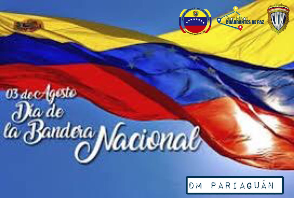 cicpc347's tweet photo. 🇻🇪 #03Ago Día de la Bandera Nacional. https://t.co/DDi5pF4wtH