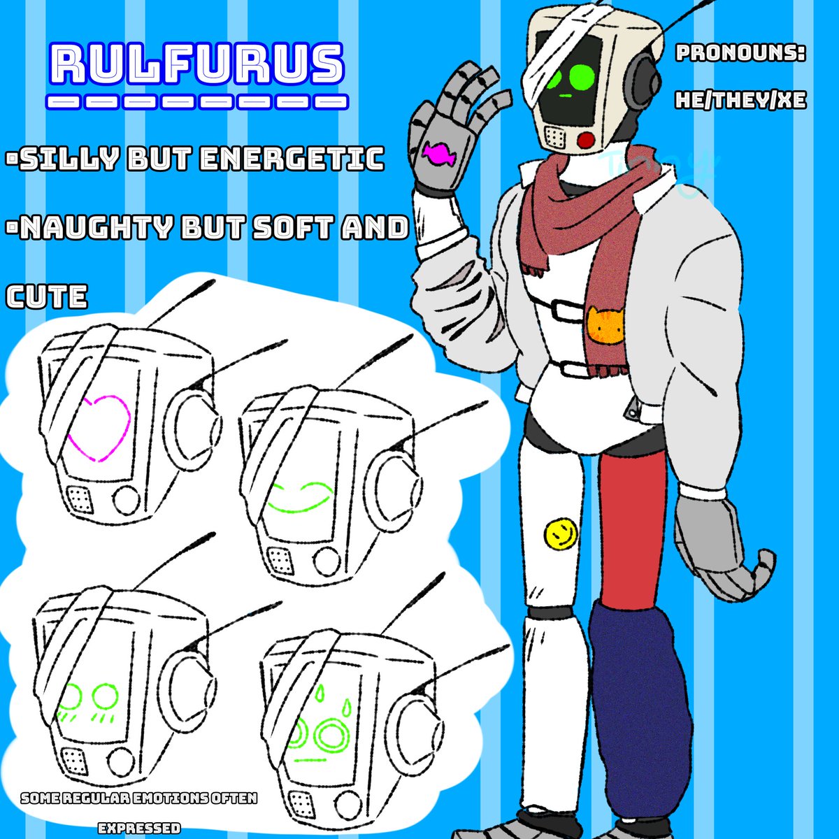 minibun_tinny's tweet photo. Stray OC!!!! ^•°
Rulfurus!!!:D
#stray #strayoc #strayrobot #strayrobotoc #art #oc #refsheet #ocrefsheet #art #original https://t.co/FN5z1qMG97