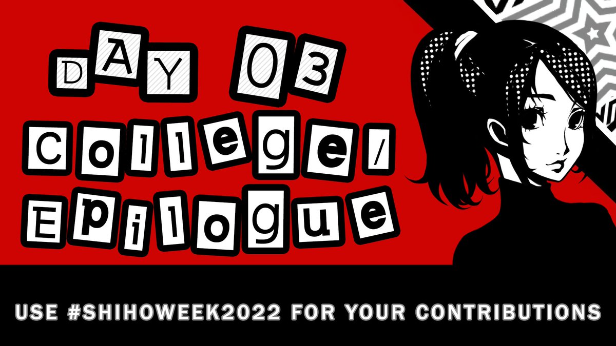 ShihoWeek's tweet photo. It's Day 03 of #ShihoWeek2022! Ever wondered what Shiho did after the series of the game? We'd love to see it!
#shihosuzui ★ #persona5 ★ #persona5royal ★ #P5 ★ #p5r ★ #persona https://t.co/ydCMLfXepc