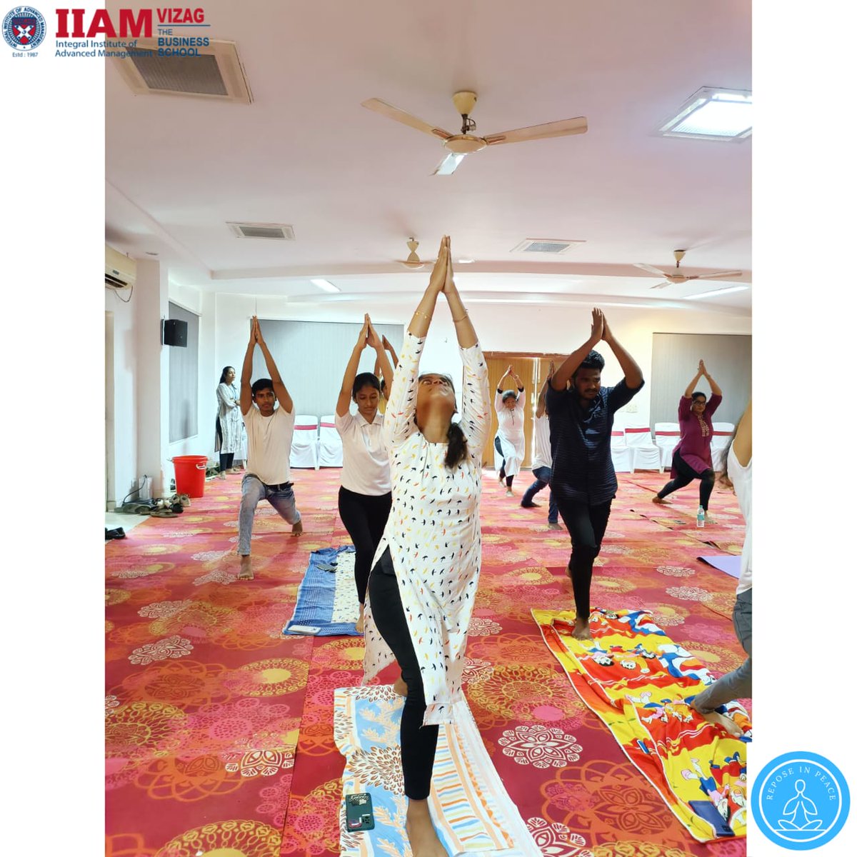 iiamvizag1's tweet photo. DAY -3 activities of NMW -2022 #AIMS
➡️ REPOSE IN PEACE 🧘♀️
➡️ HEALTHIER TOGETHER- medical camp 🏥
➡️ LEAVE A VISION BEHIND👁️
NATIONAL MANAGEMENT WEEK - 2022 #AIMS at IIAM B-SCHOOL
#nmw #aims #reposeinpeace #leaveavisionbehind #healthiertogether #medicalcamp #eyedonation https://t.co/J37LvhYLbu