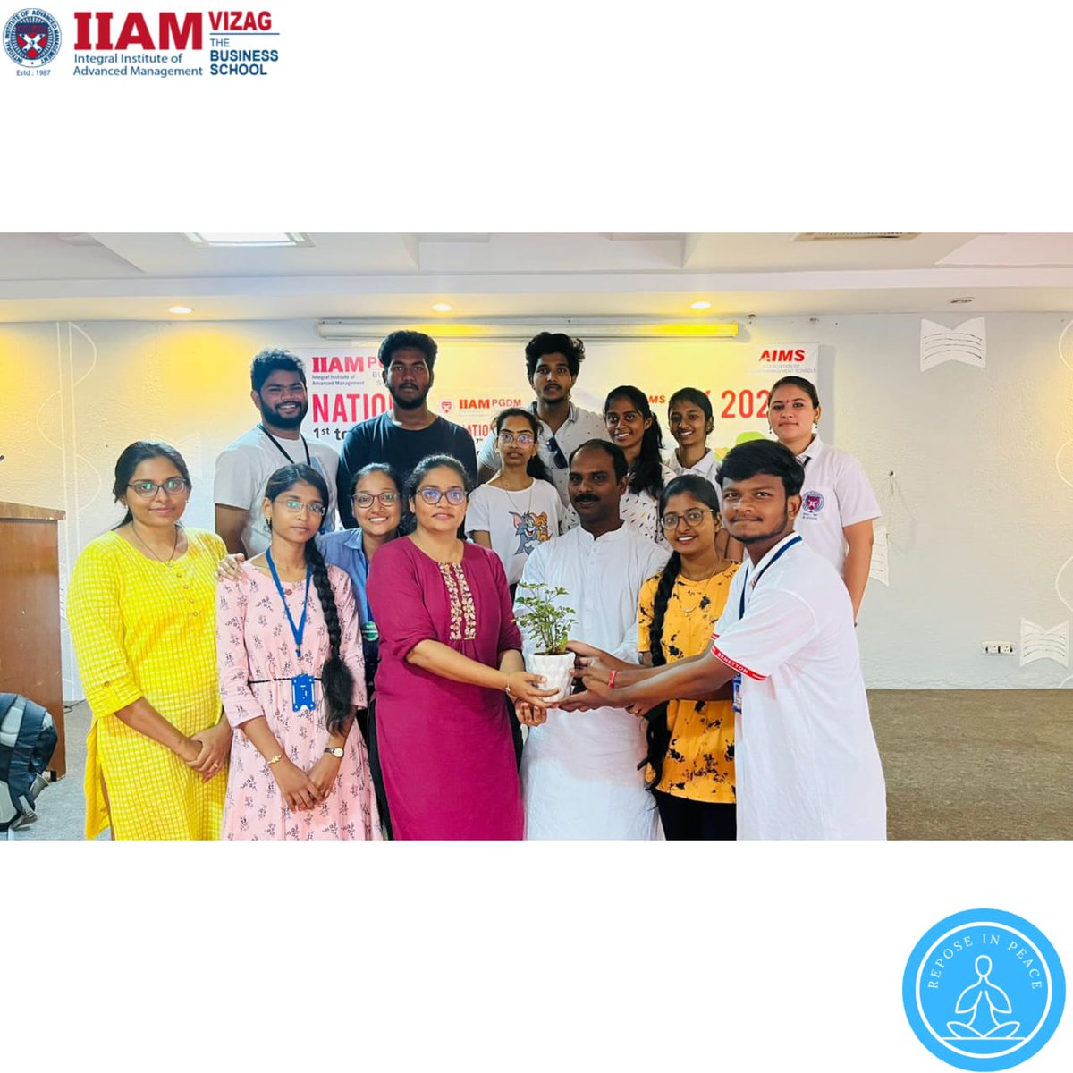 iiamvizag1's tweet photo. DAY -3 activities of NMW -2022 #AIMS
➡️ REPOSE IN PEACE 🧘♀️
➡️ HEALTHIER TOGETHER- medical camp 🏥
➡️ LEAVE A VISION BEHIND👁️
NATIONAL MANAGEMENT WEEK - 2022 #AIMS at IIAM B-SCHOOL
#nmw #aims #reposeinpeace #leaveavisionbehind #healthiertogether #medicalcamp #eyedonation https://t.co/J37LvhYLbu