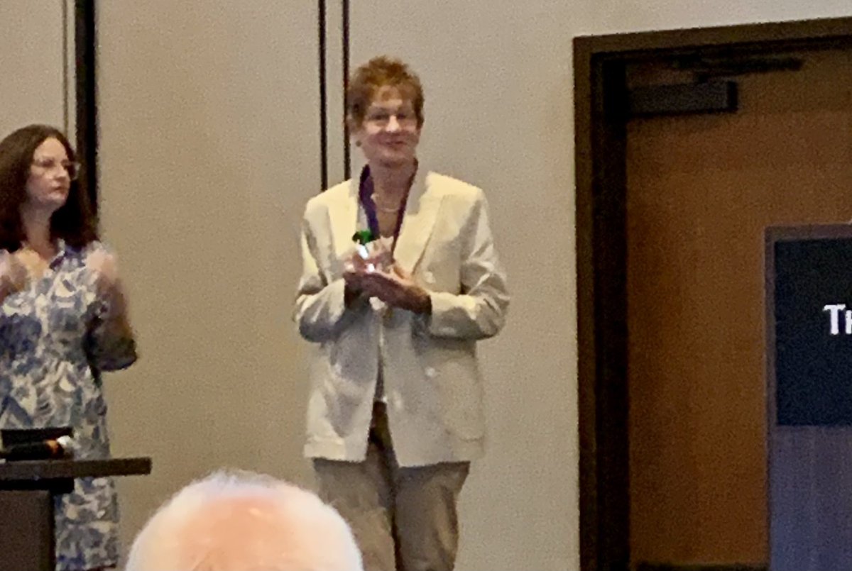 Accepting the Hall of Fame Award for ⁦<a href="/NurMgt_online/">Nursing Management</a>⁩! Fifty years of meaningful content for nurse leaders globally!