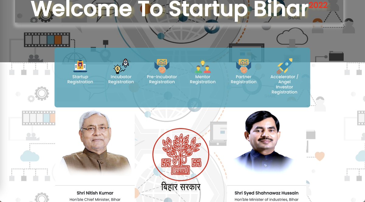 SandeepPoundrik's tweet photo. The Start Up portal of Bihar is open for new applications. All eligible entrepreneurs and start ups may apply. 
https://t.co/Ifi8QRG07V https://t.co/1LniA6nRDU