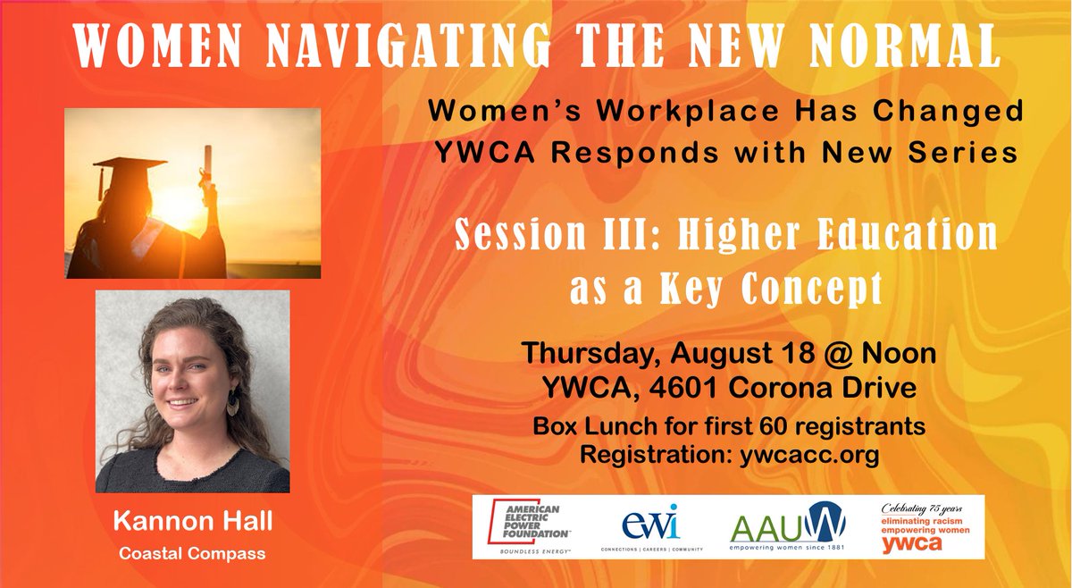 YWCACorpus's tweet photo. https://t.co/clPW50ddL3 to register for Session III https://t.co/xVX0FHcGYj