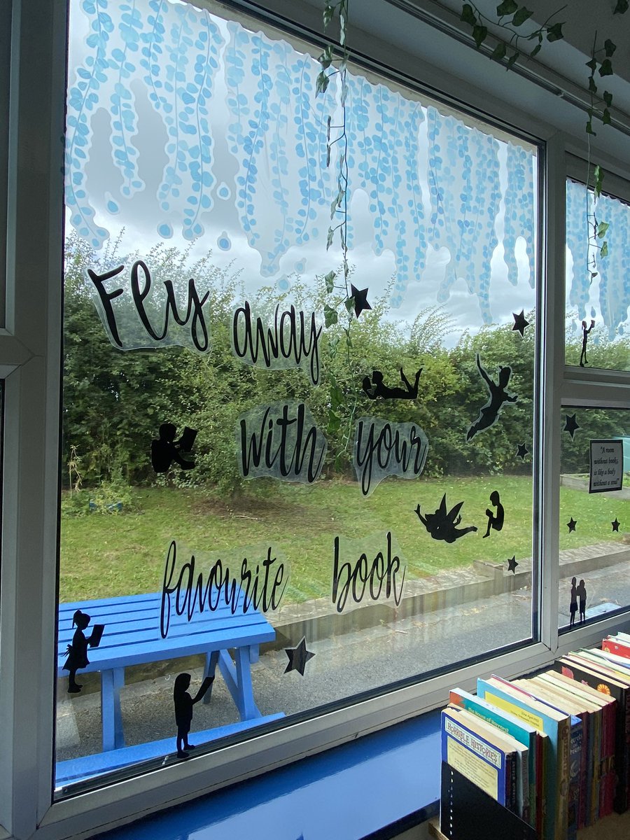 reeve_miss's tweet photo. Reading area and door display finished🤍just my wall displays and working walls to do now and I’m all ready for September😊 #ECT #edutwitter https://t.co/mr0mwgxzHg