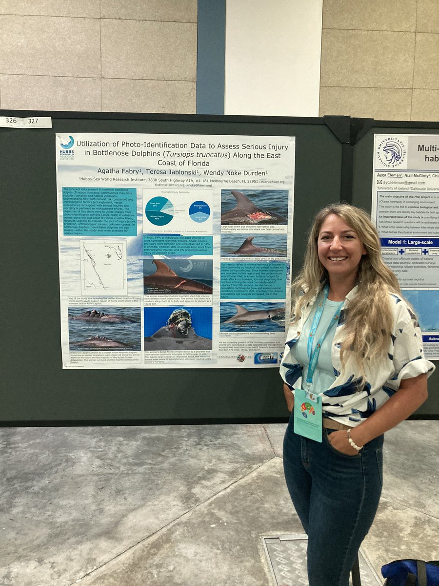 We made it to #SMM2022! It’s been a crazy year but we’re so excited to be here learning and sharing work. We couldn’t have done it without an awesome team! <a href="/AquadocsPodcast/">AQUADOCS</a> #kogia #IRL #DolphinHealth
