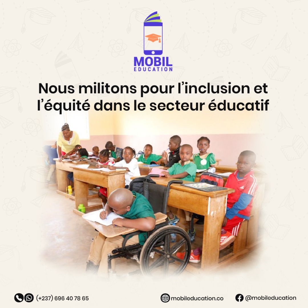 Mobil_Education's tweet photo. L’inclusion et l’équité sont pour nous la clé d’une égalité de chance pour tous. Cela passe d’abord par l’éducation dont l’accès doit etre possible pour tous.
Télécharger l'application 
https://t.co/wQCbCG67QD https://t.co/nl7VkjitEs