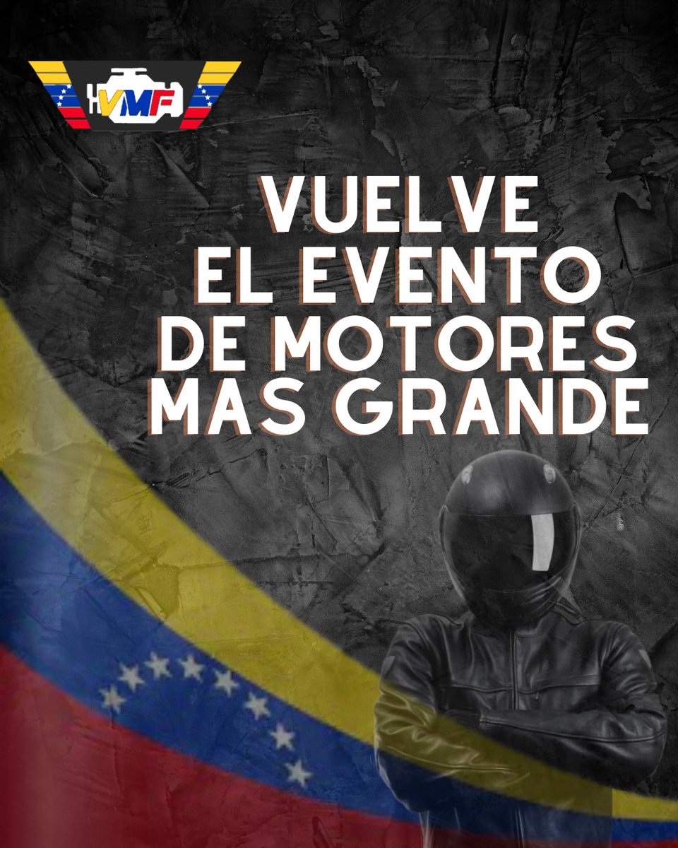 VzlaMotorFest's tweet photo. V U E L V E el evento de motores más grande, este 2022 estará de regreso el #venezuelamotorfest 
Atentos a nuestras redes sociales.

https://t.co/mqAK6id1WP https://t.co/lAlLEOrWKB