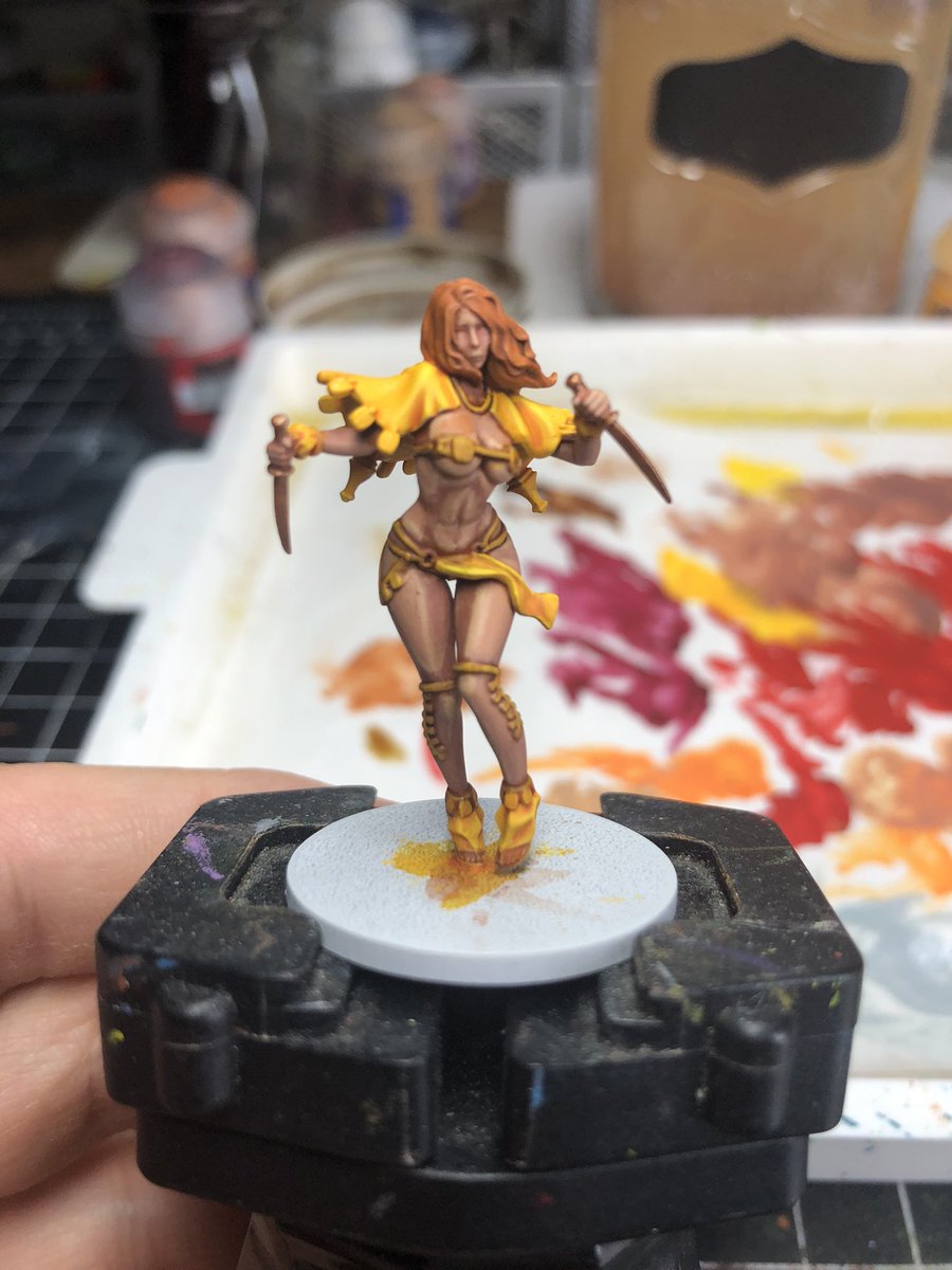 wingdhussarmini's tweet photo. Sunstalker Dancer - #KingdomDeath WIP https://t.co/6aIo0HEqrh