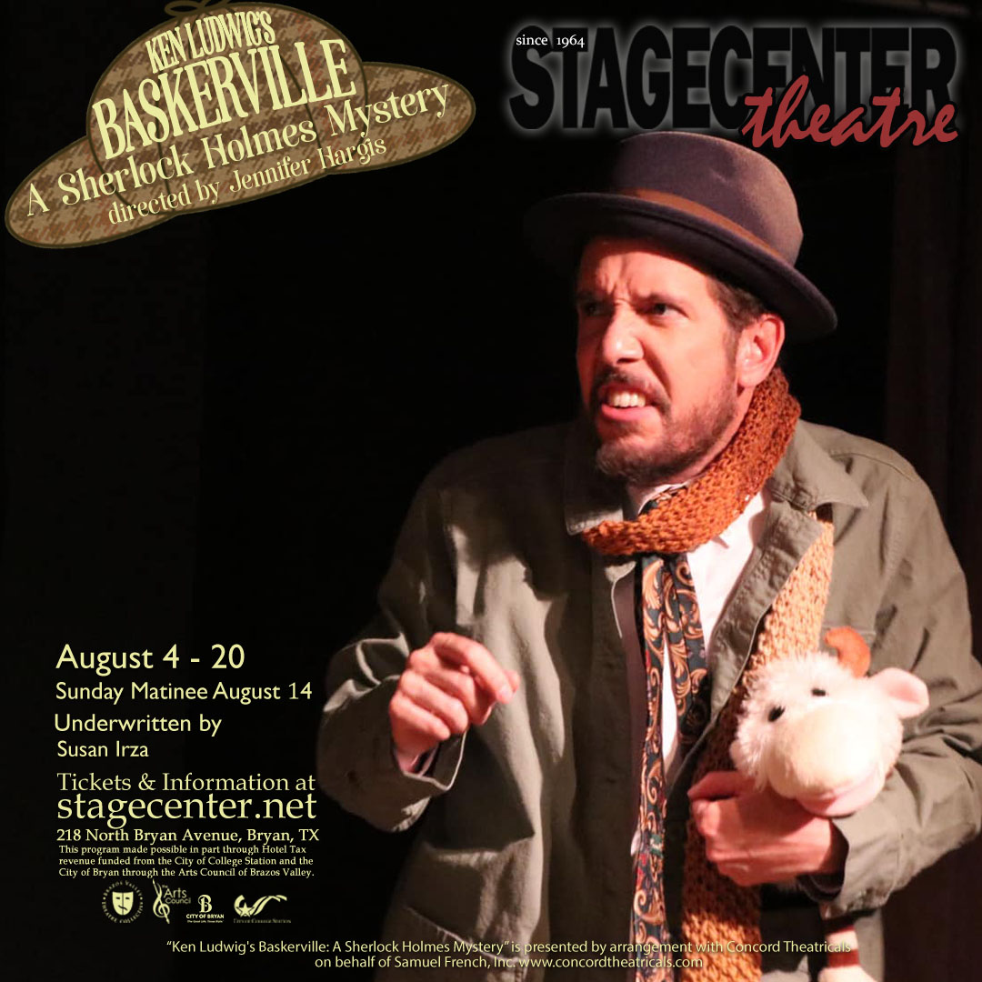 StageCenter's tweet photo. Who's this guy? Clearly this is a very important character with a large role. Possibly the real killer? Find out tomorrow night when Ken Ludwig's Baskerville: A Sherlock Holmes Mystery opens! Tickets are available at https://t.co/bGDM2lPq75

 #theatre  #comedy #acbv #stagecenter https://t.co/LYIar97Ddh