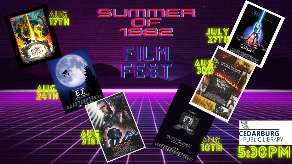 A summer of genre-bending films - join us in the Community Room!