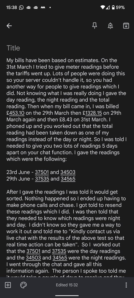 sweeney1987's tweet photo. @ScottishPower I never tweet but feel the need to because your customer service is a joke. I would never recommend you to anyone!!! https://t.co/5PhzJzlA59