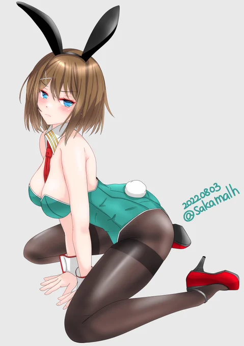 こんな格好させやがって……
#艦これ版深夜の真剣お絵描き60分一本勝負
#艦これ版真剣お絵描き60分一本勝負_20220803
(+30min) 