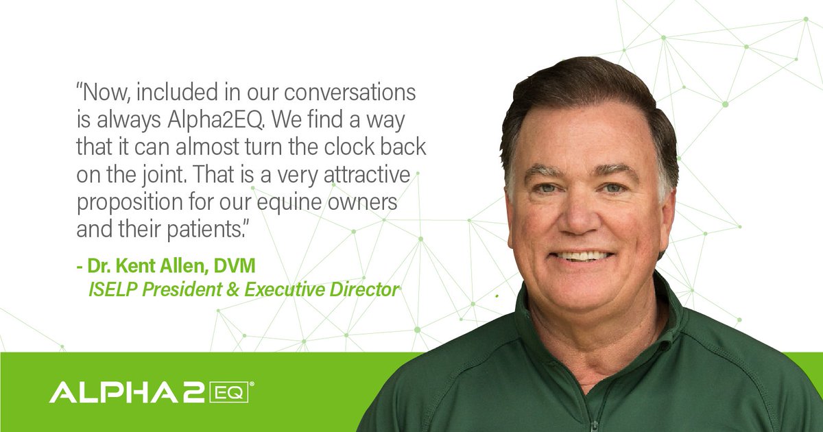 AstariaGlobal's tweet photo. Learn more about the benefits of Alpha2EQ from Dr. Kent Allen, Owner of @vaequine and @ISELPvets President &amp; Executive Director, here: https://t.co/CVgroy0o8o https://t.co/pznPobKJyQ