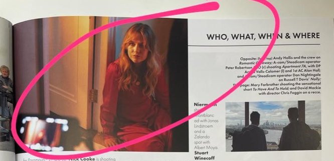 JessMooreTweets's tweet photo. That's my directorial debut, a "sensational short" shot by @maryfarbrother in @Cinematog_world...
Thank you @SaraPuttAssoc and @thisisonefifty 
BTS photo credit 📸: @Jloxley https://t.co/eediMfXdZX