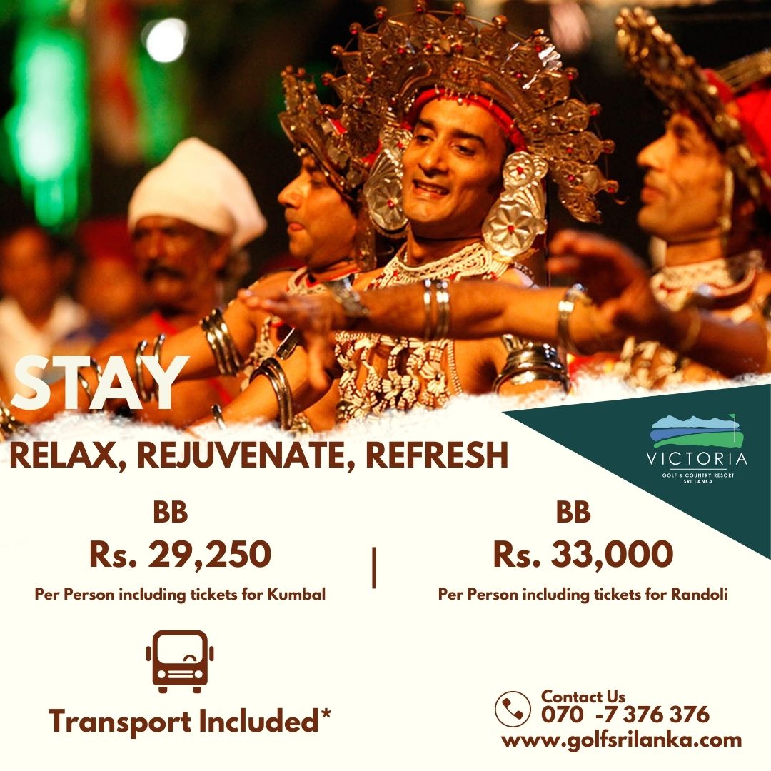 Stay with us during the Kandy Esala Perahara !

Transportation from VGCR to Kandy and back will be provided!

Minimum number of pax and conditions apply!
.
.
.
#esalaperahera #august #kandy  #sridaladamaligawa #culture #tradition  #jkp #Johnkeellsproperties #trooninternational