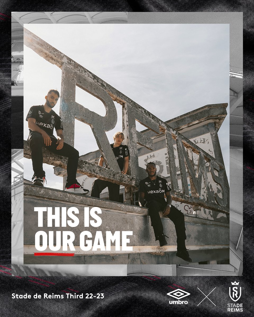 StadeDeReims's tweet photo. 𝗦𝗗𝗥 𝘅 @UmbroFrance

📍 Magasin Libre

𝘜𝘯 𝘥𝘦𝘴𝘪𝘨𝘯 𝘮𝘰𝘥𝘦𝘳𝘯𝘦 𝘳𝘦́𝘩𝘢𝘶𝘴𝘴𝘦́ 𝘱𝘢𝘳 𝘥𝘦 𝘴𝘶𝘣𝘵𝘪𝘭𝘴 𝘮𝘰𝘵𝘪𝘧𝘴 𝘳𝘰𝘶𝘨𝘦𝘴 𝘦𝘵 𝘶𝘯 𝘴𝘵𝘺𝘭𝘦 𝘳𝘦́𝘴𝘰𝘭𝘶𝘮𝘦𝘯𝘵 𝘶𝘳𝘣𝘢𝘪𝘯

Un maillot third qui sera étrennée dimanche à Marseille ⤵️

#ThisIsOurGame https://t.co/mXL0waDc9d