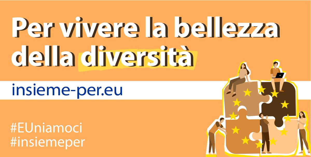 Europarl_IT's tweet photo. 🗨️Vivere la bellezza della diversità: è questa l'Europa nelle parole dei nostri amici di https://t.co/Dv49Im983J
🙋Condividi la tua idea di Europa con persone che hanno a cuore il dialogo e la democrazia!
🙌Entra a far parte della community #insiemeper
👉https://t.co/PzvzpLCKMe https://t.co/ib3jgxsHzv