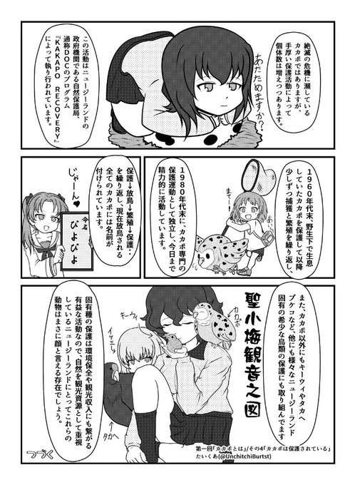 帰ってきたガールズアンドカカポアンドパンツァー
知将! 西住まほのカカポ講座編
第一回題目「カカポとは」(4/4)
その4:カカポは保護されている

「カカポとは」編 終わり 