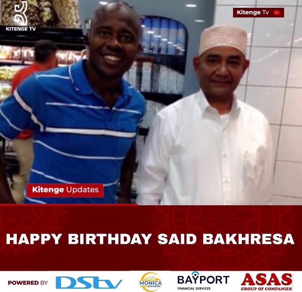 mshambuliaji's tweet photo. Leo amezaliwa Mmiliki wa Makampuni ya Bakhresa, Said Salim Bakhresa.

Heri ya siku ya kuzaliwa kwake. https://t.co/ykDTRwAhIQ