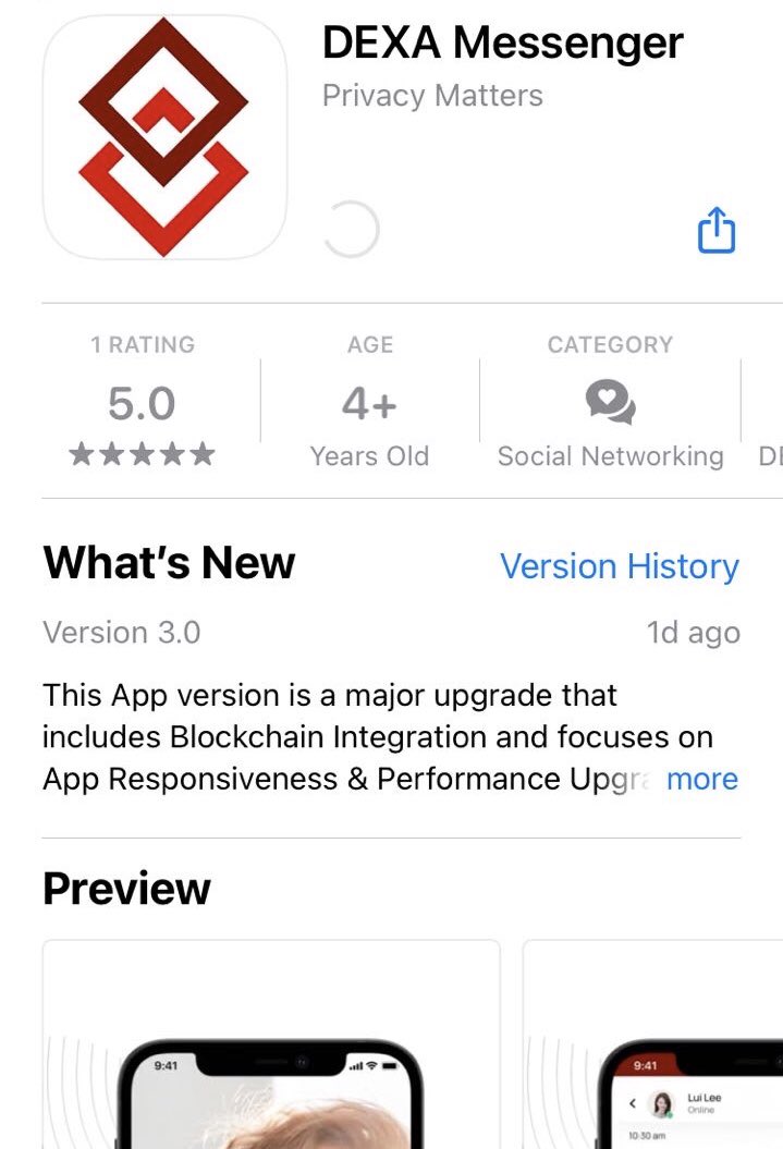 Major app update for $DEXA 🤙