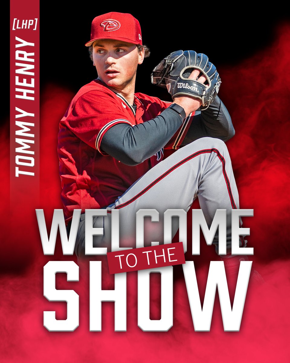 Dbacks's tweet photo. Welcome to The Show (officially), Tommy! https://t.co/fIIUNdZBMU
