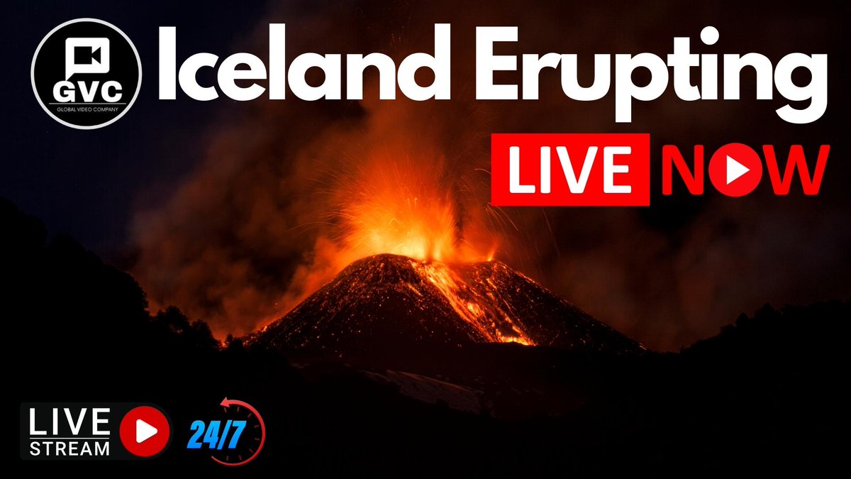 GlobalVideoCo's tweet photo. Iceland new fissure eruption come and watch it live with us 24/7 - https://t.co/twwL7QUX9d #iceland #liveeruption #bizitalk https://t.co/fLcyzT29OE
