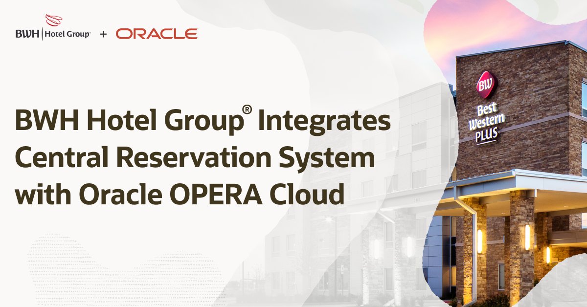 Oracle Hospitality (@oraclehosp) on Twitter photo A new integration with šØ BWH Hotel Groupās central reservation system and #OPERACloud will help <a href="/bestwestern/">Best Western Hotels & Resorts</a>, SureStay, and other BWH properties improve operations while giving you a great stay! Learn more: social.ora.cl/6017zNtll A new integration with šØ BWH Hotel Groupās central reservation system and #OPERACloud will help <a href="/bestwestern/">Best Western Hotels & Resorts</a>, SureStay, and other BWH properties improve operations while giving you a great stay! Learn more: social.ora.cl/6017zNtll