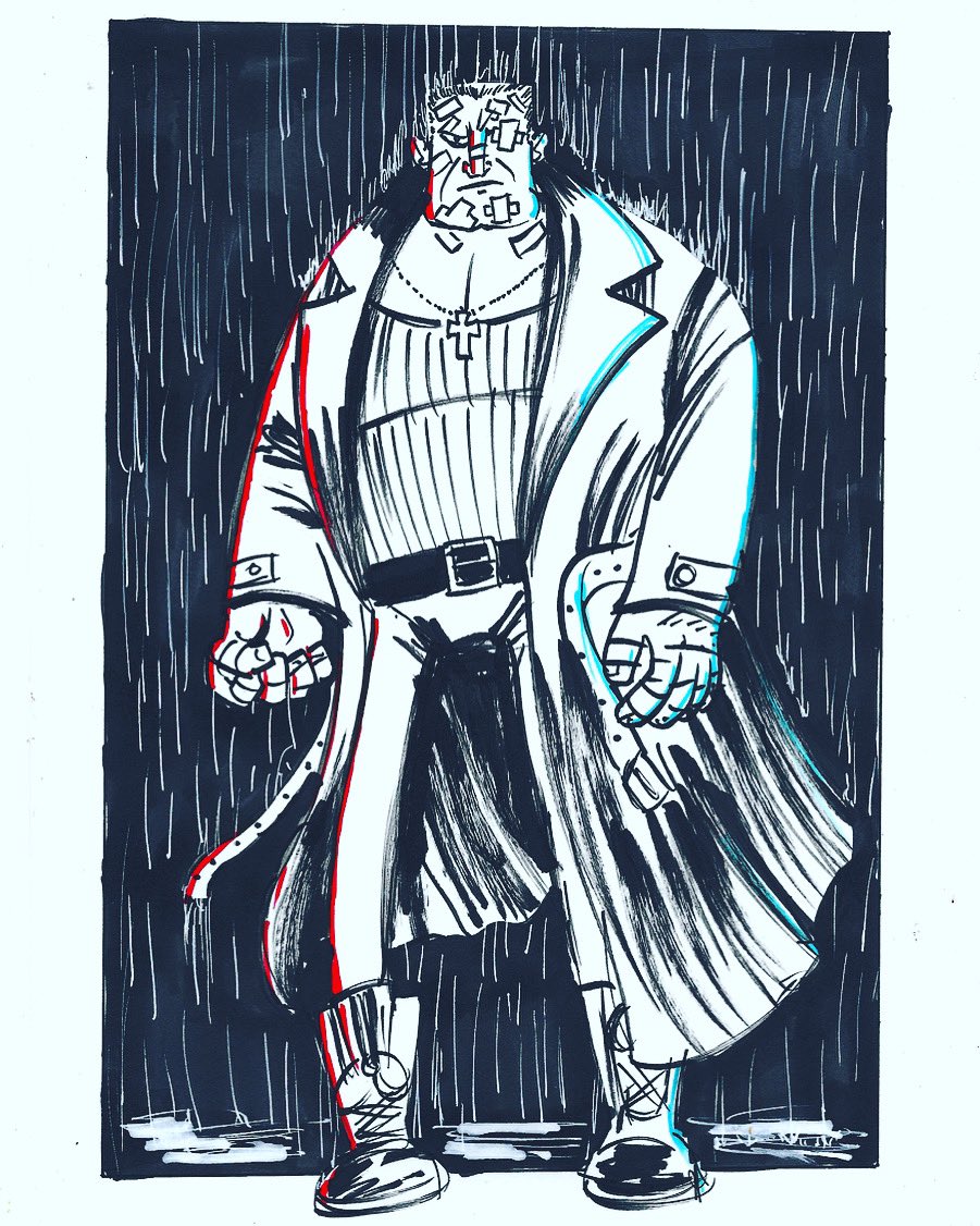 JakeLeachART's tweet photo. Marv 
.
.
.
.
.
.
#sincity #marv #marvsincity #fanart #animation #illustration #cartoon #sketch #storyboardartist #storyboard #comicbookart https://t.co/FyeOU3wM4a