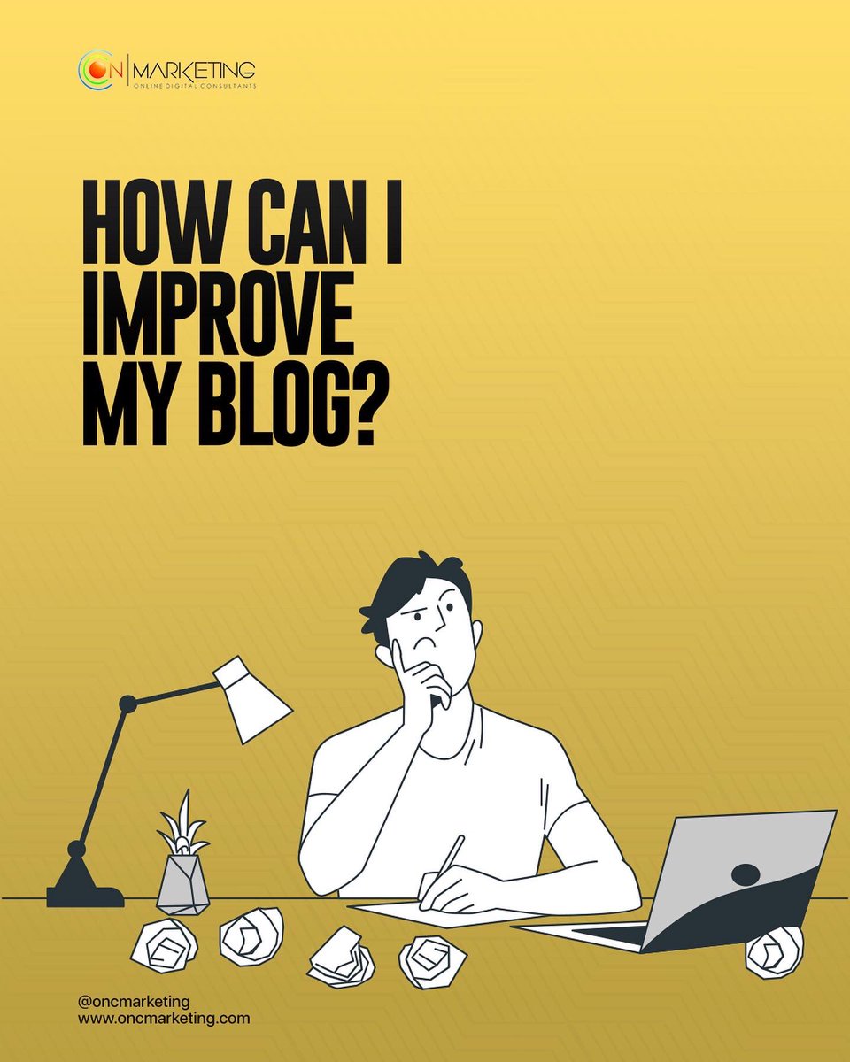 oncmarketing's tweet image. Your blog is great, but it could be better😉. These are a few things you can do to improve your blog!

#blogging #blogmarketing #blogmarketingstrategy #blogger #blogtips #blogtipsandtricks #blogtipsforbeginners #blogging101 #digitalmarketingagency #digitalmarketingtips