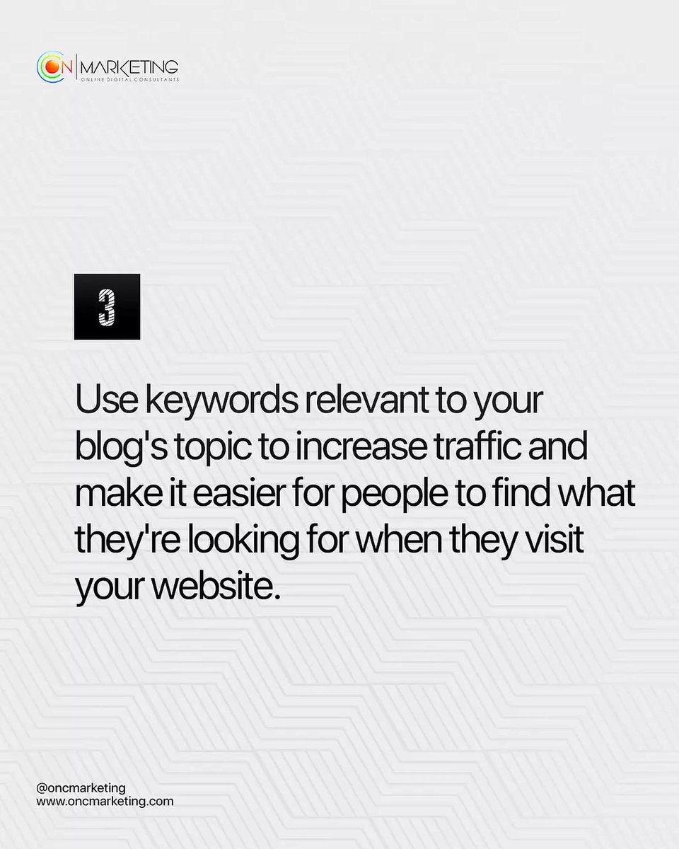 oncmarketing's tweet image. Your blog is great, but it could be better😉. These are a few things you can do to improve your blog!

#blogging #blogmarketing #blogmarketingstrategy #blogger #blogtips #blogtipsandtricks #blogtipsforbeginners #blogging101 #digitalmarketingagency #digitalmarketingtips