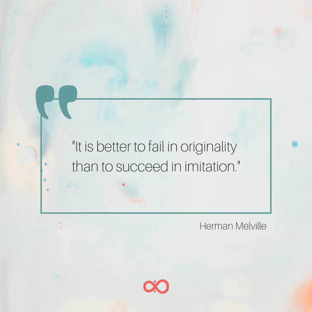 cooldigitalsol's tweet photo. "It is better to fail in originality than to succeed in imitation."
- Herman Melville
#letsbecool #motivation #motivationalquotes #quote #success https://t.co/UyL4a1gapN