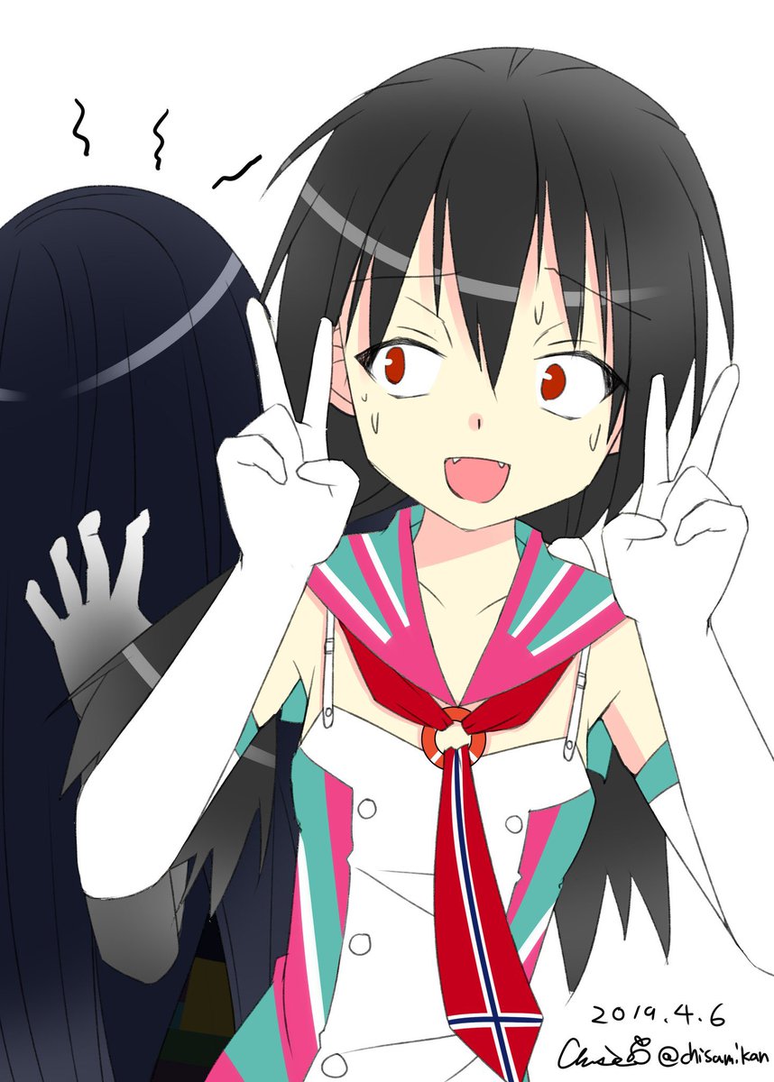 諸事情で大漁さんの画像サルベージしてたので再掲しますね
#船舶擬人化 #北極星と船霊達 