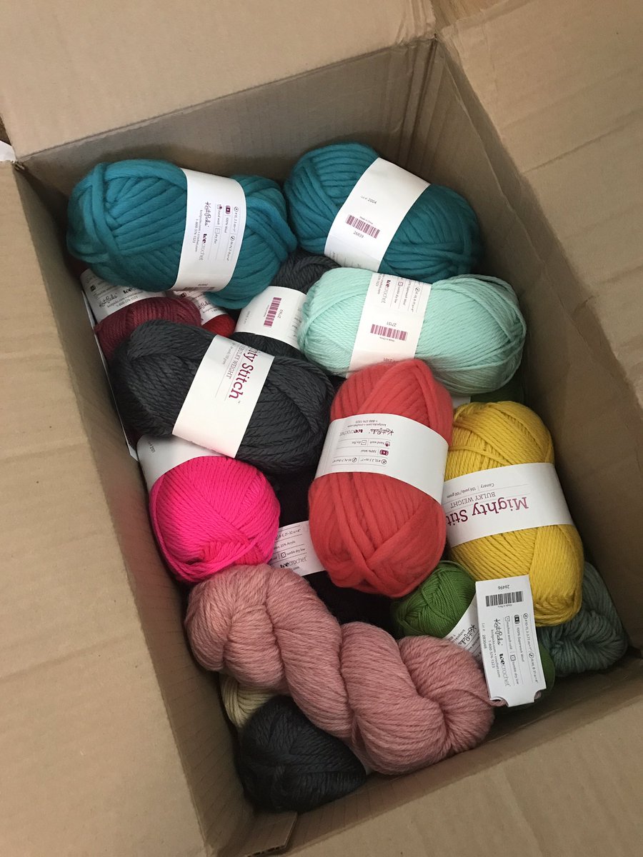 PepperHayes's tweet photo. Oops! Ordered more yarn! #sorrynotsorry https://t.co/JOUI17srD3