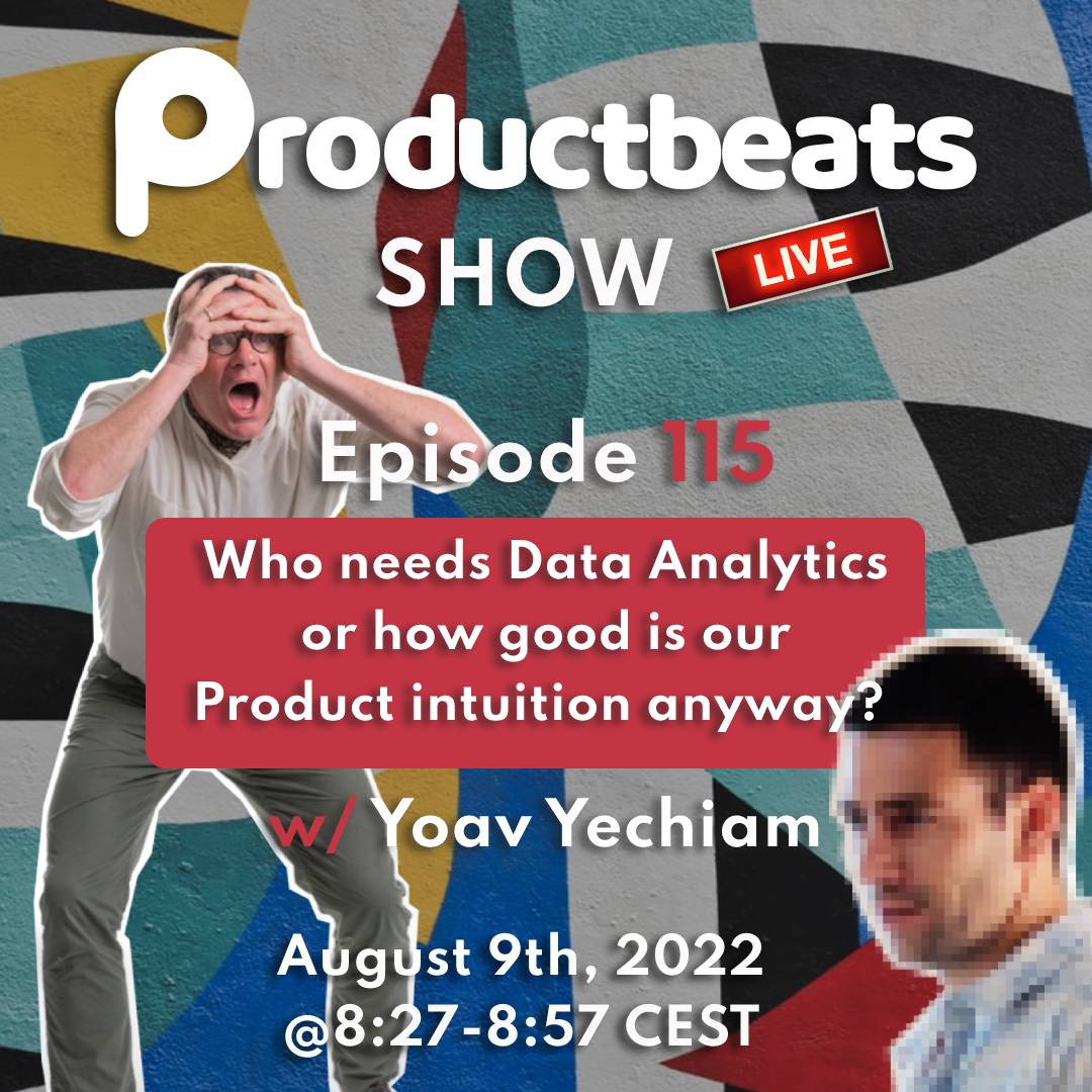 ProductBeats's tweet photo. Who needs Data Analytics or how good is our Product intuition anyway?🤔

Join the Productbeats Show on August 9th with Yoav Yechiam and Magnus Billgren.
Yoav will guide you in how to balance strategy, intuition, and data💡

Sign up and show up: https://t.co/XHesnmq19y https://t.co/8eSIMxDVxD