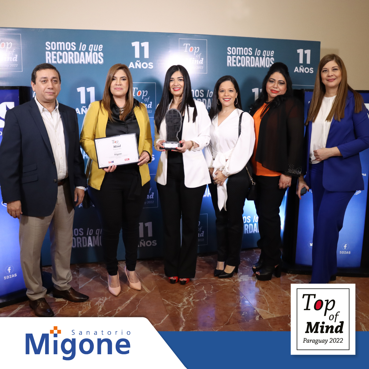 Migonepy's tweet photo. ¡Sanatorio Migone Battilana, es el 1er sanatorio en ganar el Top Of Mind en su categoría!

Realizada la premiación de la 11º edición, donde más de 100 marcas fueron premiadas.

¡Felicitaciones a todo el equipo de Sanatorio Migone Battilana por esta importante premiación! https://t.co/85qtEiBA03
