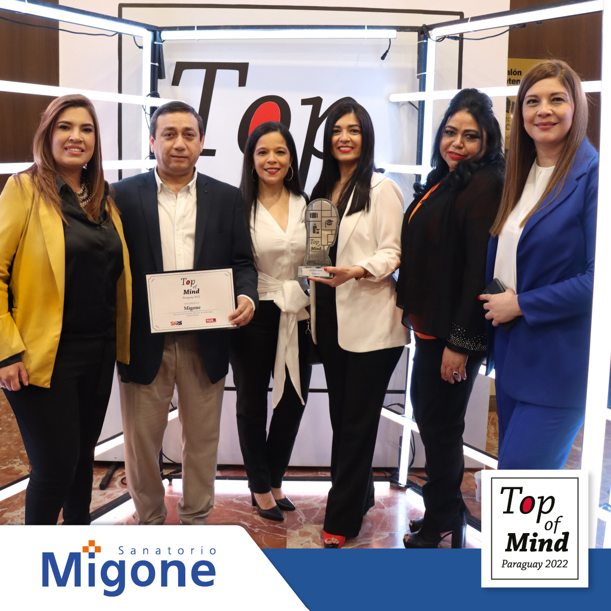 Migonepy's tweet photo. ¡Sanatorio Migone Battilana, es el 1er sanatorio en ganar el Top Of Mind en su categoría!

Realizada la premiación de la 11º edición, donde más de 100 marcas fueron premiadas.

¡Felicitaciones a todo el equipo de Sanatorio Migone Battilana por esta importante premiación! https://t.co/85qtEiBA03