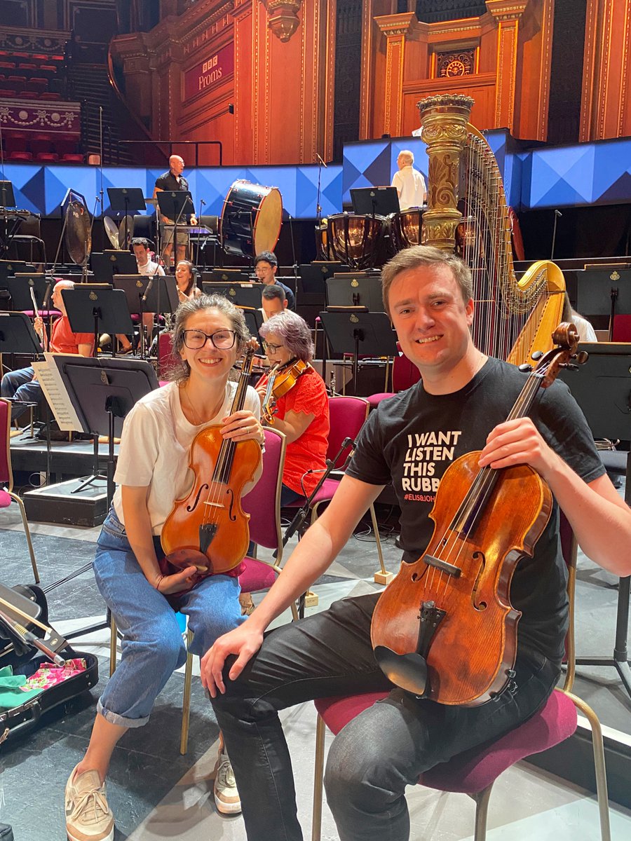 BBCNOW's tweet photo. Exciting! 😍

Rehearsals for our @BBCProms tonight at 7pm are sounding magical! ⭐️

Conducted by Ryan Bancroft with Clara-Jumi Kang (violin) and Miah Persson (soprano) join us @RoyalAlbertHall or on @BBCRadio3 

#bbcsummerofmusic

https://t.co/3CH2x9WV1s https://t.co/LNrlkr4SmK