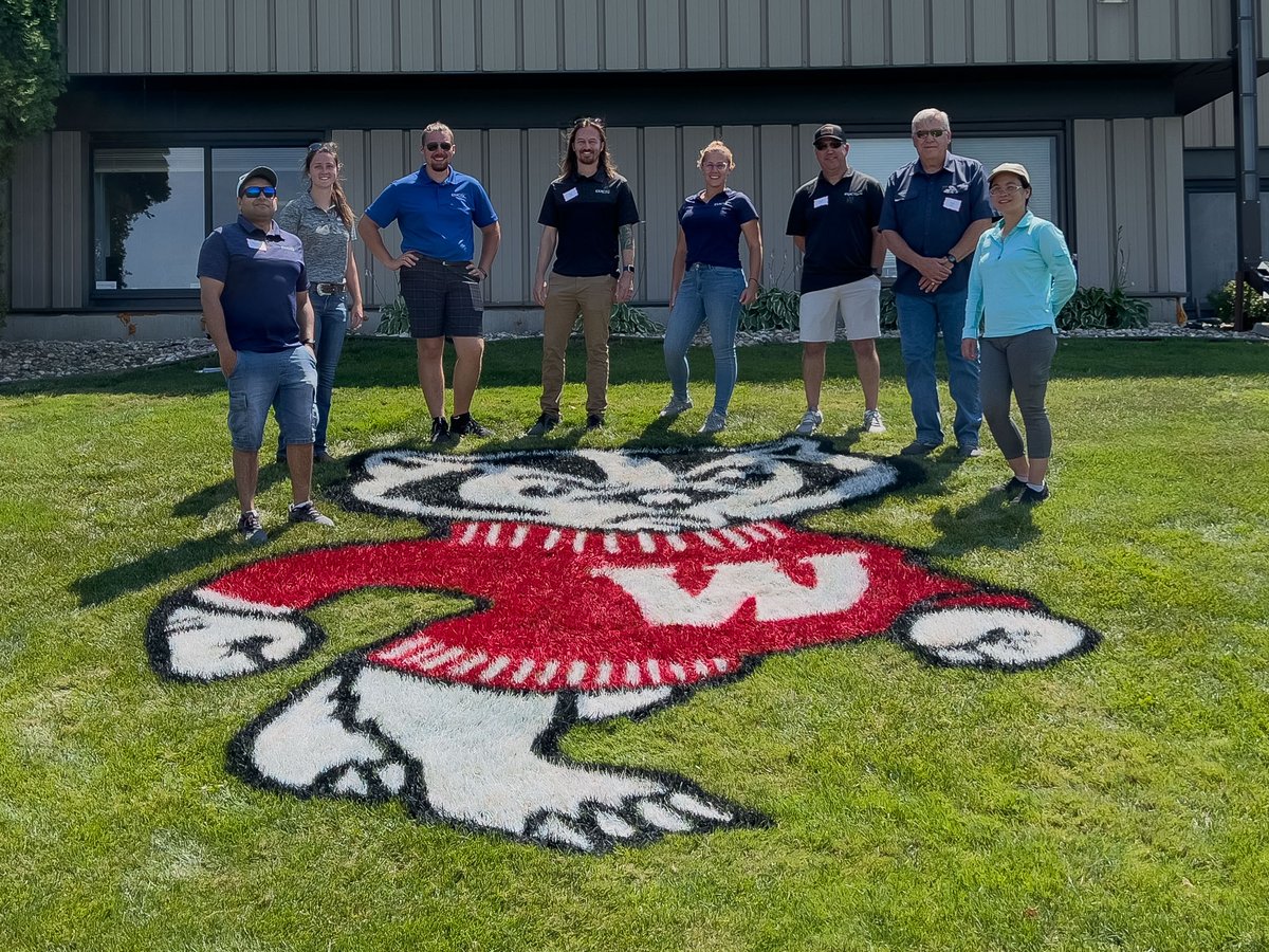 ExactoLLC's tweet photo. The Exacto team had many great conversations and gained tons of valuable insight at the Summer Field Day at the O.J. Noer Turfgrass Center yesterday. Thanks to @wtaturf for putting on the event! #turfmanagement #fieldday #turffieldday #turfresearch https://t.co/DciqGzuvde