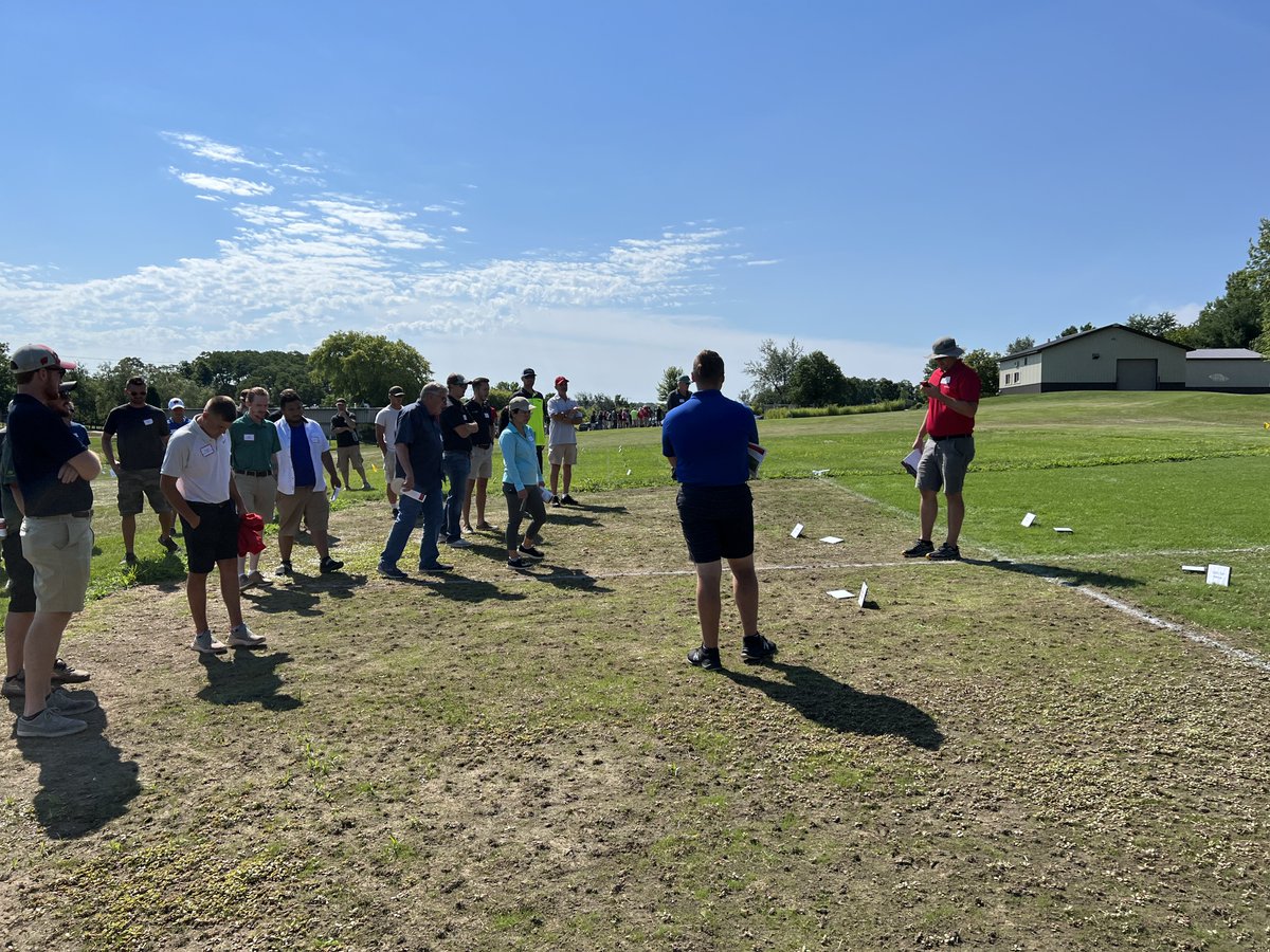 The Exacto team had many great conversations and gained tons of valuable insight at the Summer Field Day at the O.J. Noer Turfgrass Center yesterday. Thanks to <a href="/wtaturf/">Wisconsin Turfgrass</a> for putting on the event! #turfmanagement #fieldday #turffieldday #turfresearch